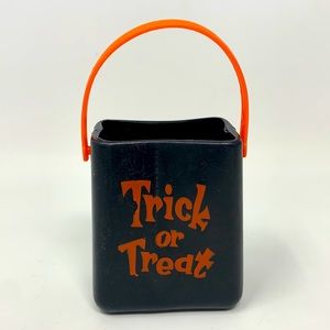 5” trick or treat Halloween bag decoration vtg